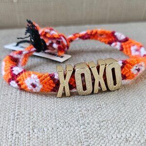 Dallas and Carlos Girls Bracelet Multi Color Gold Tone XO XO Wrist Band